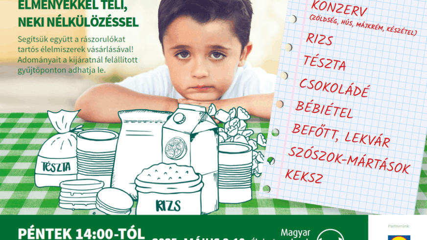 Élelmiszerbank adománygyűjtés