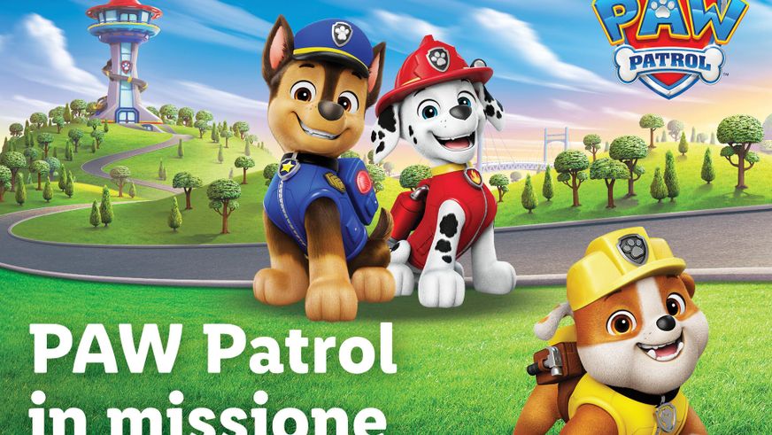 LIDL SCEGLIE PAW PATROL®: I PERSONAGGI PIÙ AMATI DAI BAMBINI  PER GUIDARE LE FAMIGLIE VERSO SCELTE PIÙ SANE