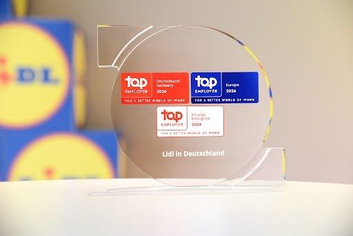 Lidl in Deutschland erneut als “Top Employer 2026” ausgezeichnet: Karriere, die sich lohnt