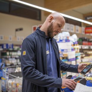 salarié en supermarché
