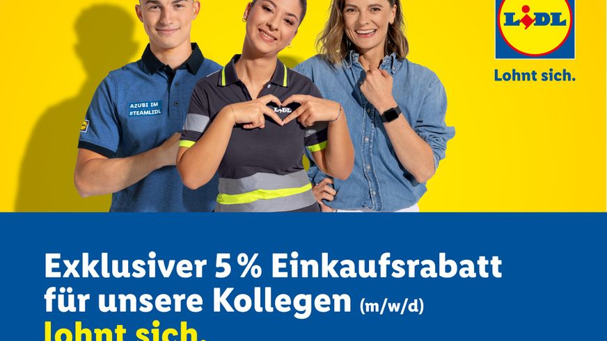 Lidl führt deutschlandweit Mitarbeiterrabatt ein