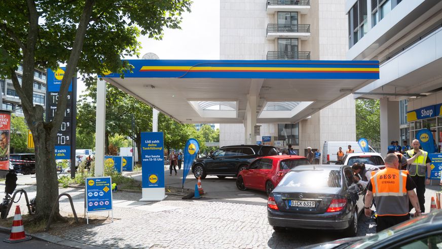 Kostenlos tanken mit Lidl