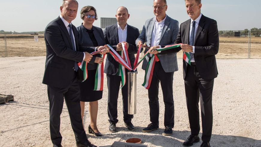 Lidl alapkőletétel Kiskunfélegyháza