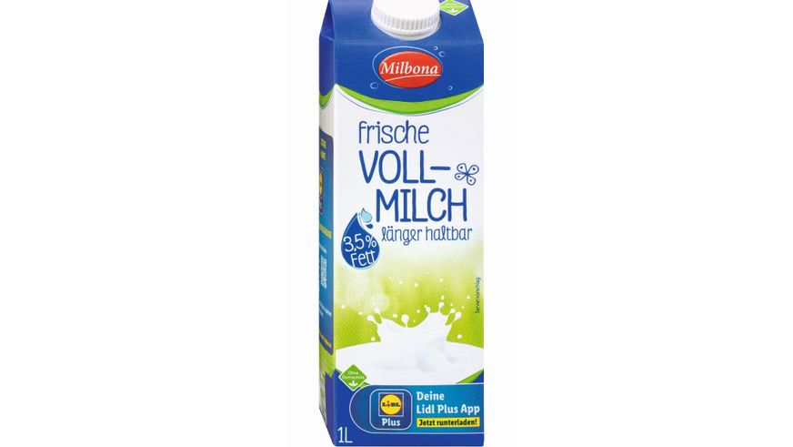 Lidl senkt ab sofort im Milchsortiment dauerhaft die Preise