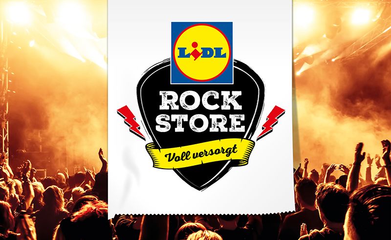„Voll versorgt“ feiern: Lidl als Headliner mit Festivalfilialen bei Rock am Ring, Rock im Park und erstmals Airbeat One  | Foto: Lidl