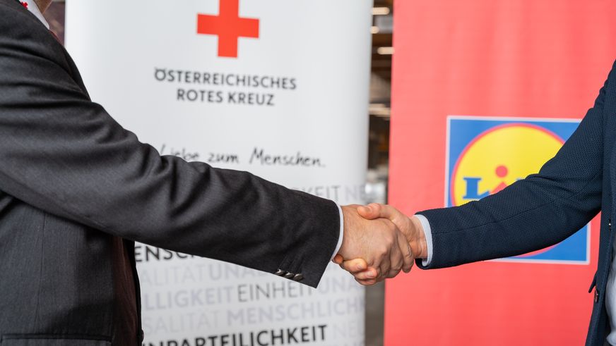Spendensammelwoche Lidl Österreich und Rotes Kreuz