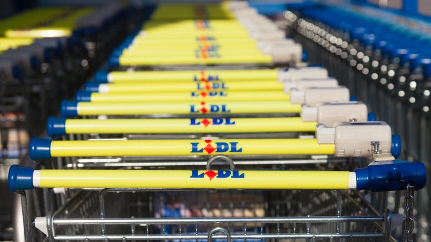 Lidl bevásárlókocsi