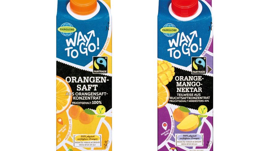 Lidl erweitert seine Fairtrade-zertifizierte Eigenmarke „Way To Go“ mit Saft und Nektar